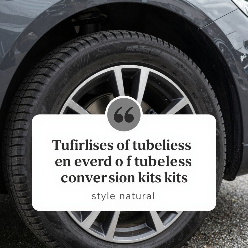 Expert quote on the effectiveness of tubeless tire conversion kits