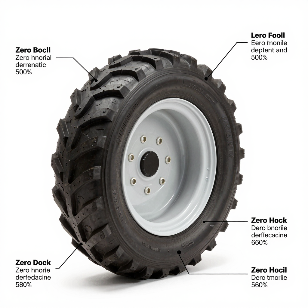 Key characteristics of zero turn mower front tires