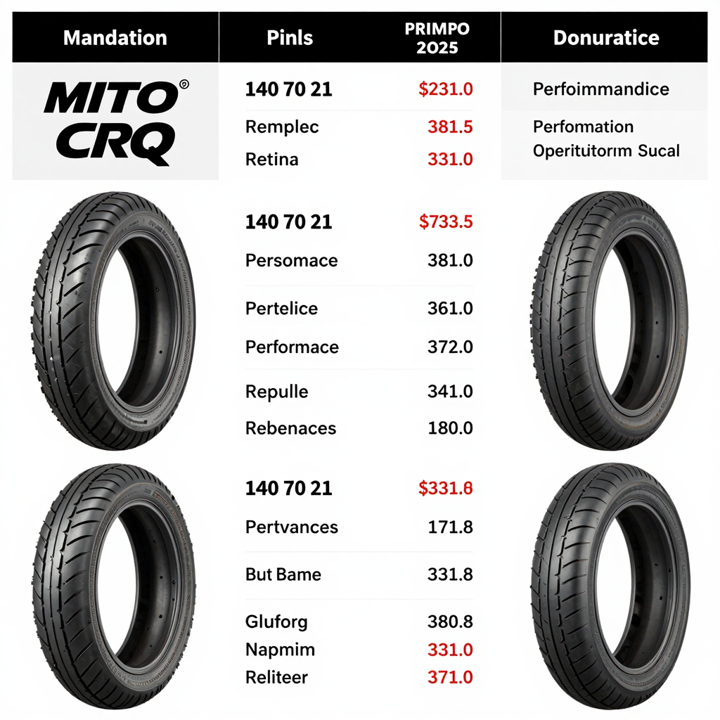 Comparison of 140 70 21 Motorcycle Tire Brands