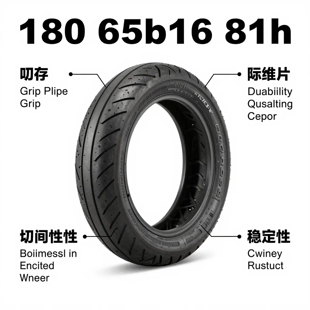 180 65b16 81h Motorcycle Tire Characteristics