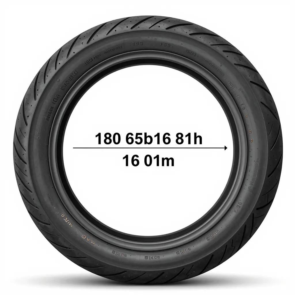 180 65b16 81h Motorcycle Tire
