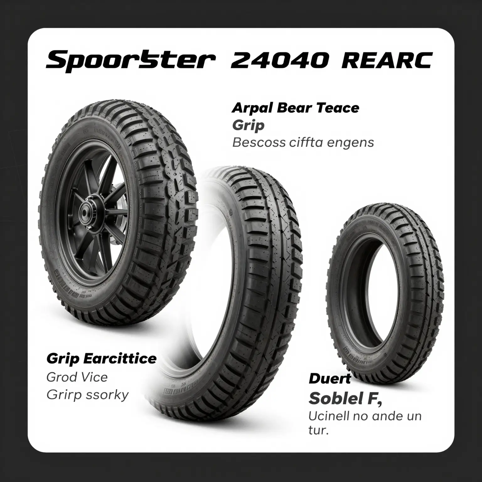 Sportster 240 Rear Tire Features