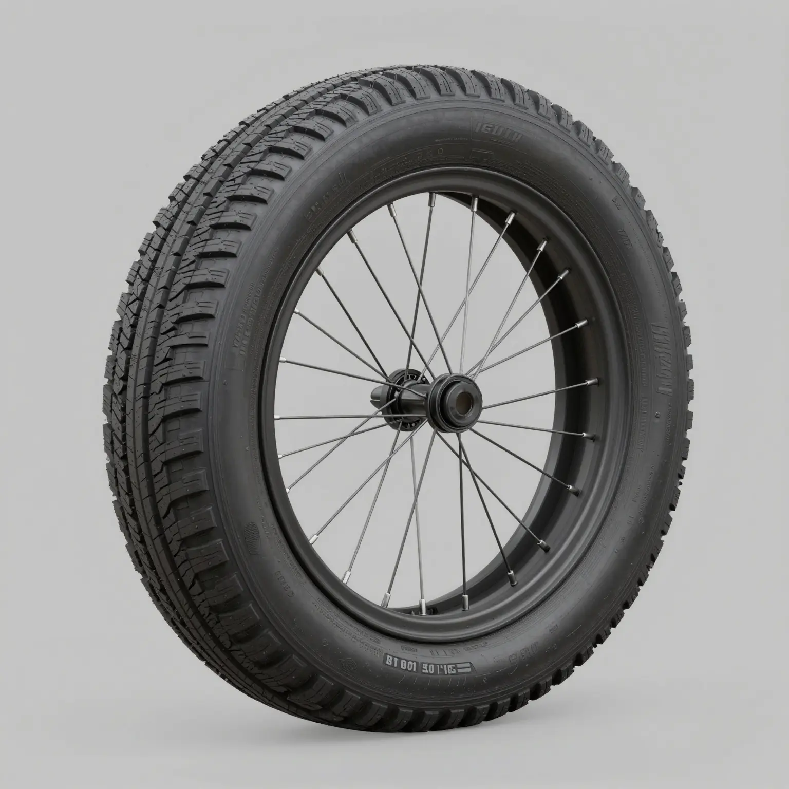 Illustrative image of a 130 90 16 67h front tire