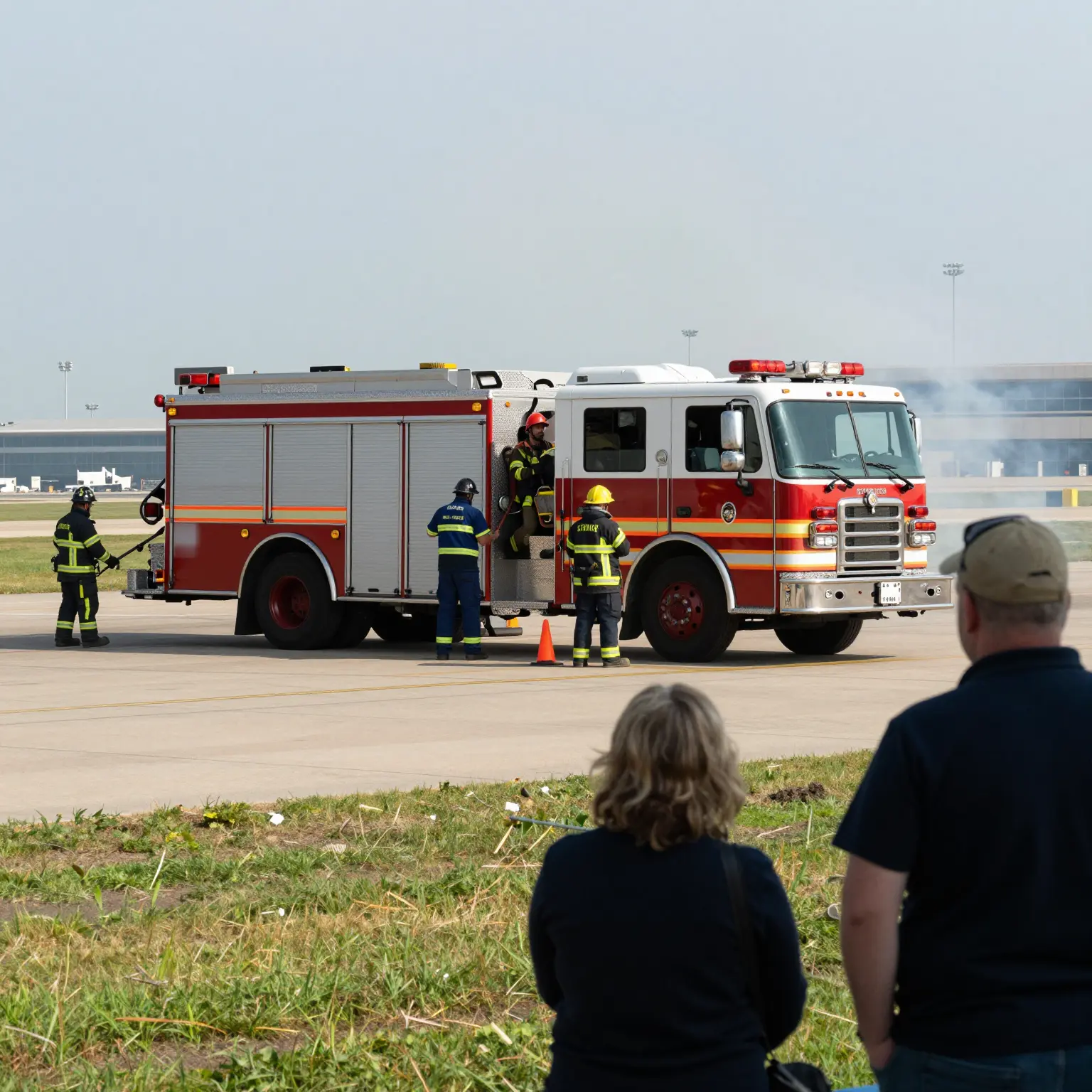 Fire truck at Denver Airport
