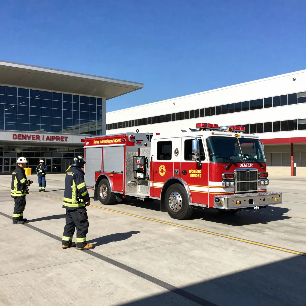 Denver Airport Fire Truck