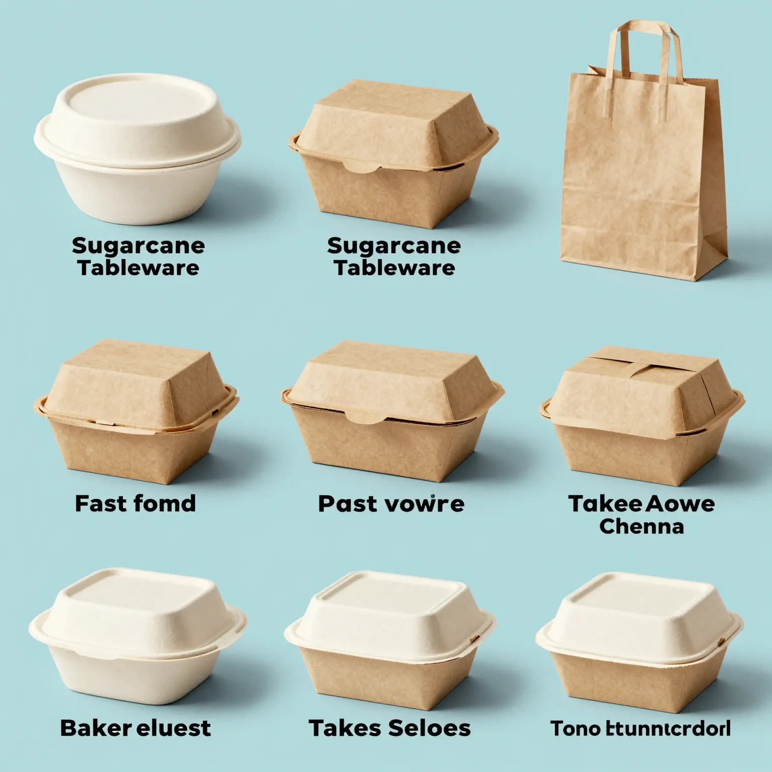 Infographic of Disposable Food Containers
