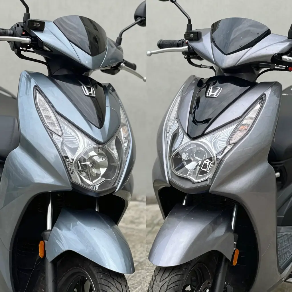 Honda Elite 80 Headlight Fairing Comparison